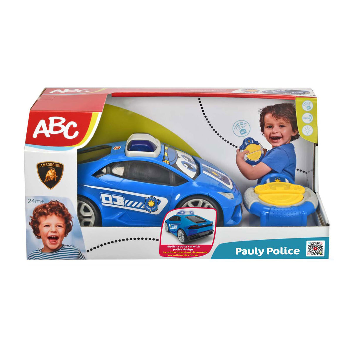 Dickie Toys ABC IRC Pauly Polizei 27 cm – steuerbares Auto
