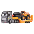 Majorette Volvo FH16 LKW mit Sattelauflieger und Radlader