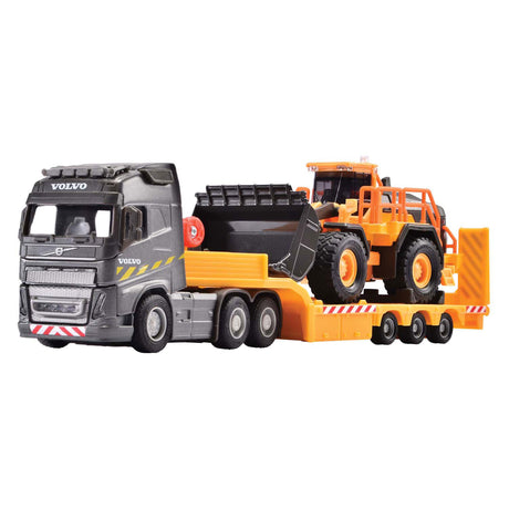 Majorette Volvo FH16 LKW mit Sattelauflieger und Radlader