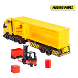 Dickie Toys LKW DHL mit Gabelstapler mit Licht und Ton | 2 Stk