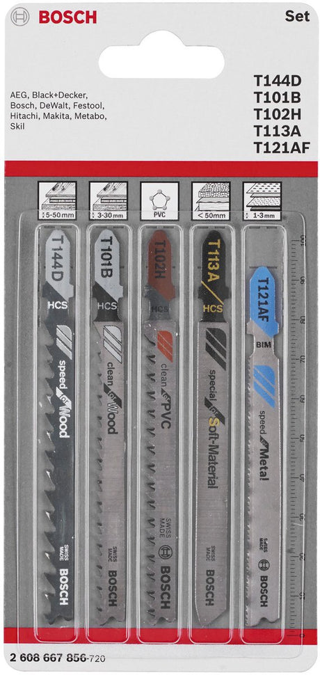 Bosch Set T-Schaft (Allrounder)