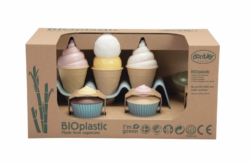 Dantoy Spielzeug-Eiscreme-Set, 15-teilig.