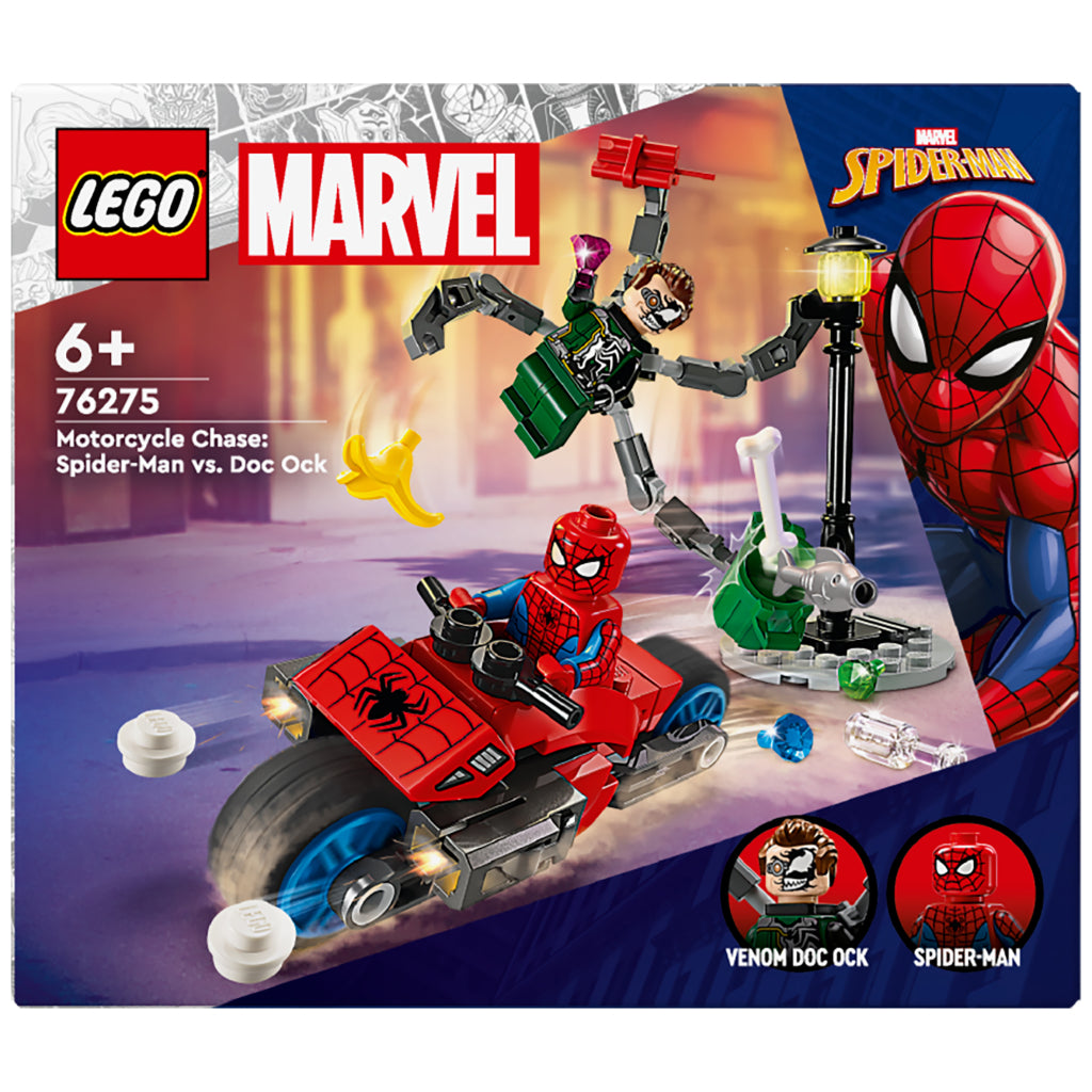 LEGO LEGO Super Heroes 76275 Motorradverfolgung: Spider-Man gegen Doc Ock