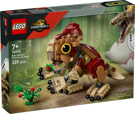 Lego® Jurassic World Baby-Dinosaurier Dolores: Aquilops Spielzeugset – 76970