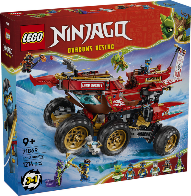 Lego Ninjago Land Bounty Bausatz mit LKW-Spielzeug für Kinder 71869