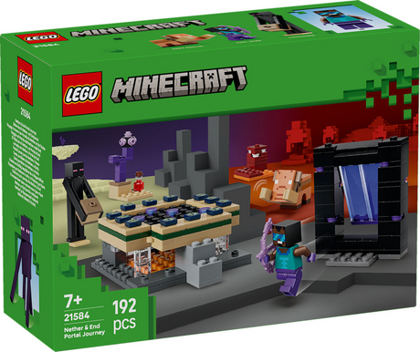 Lego Minecraft 21584 Reise in den Nether und das Endportal