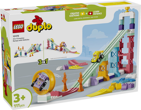 Lego Duplo 10478 3-in-1-Kreativrampen mit Fahrzeugen
