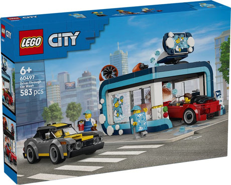 LEGO City Autowaschanlage Bausatz für Kinder ab 6 Jahren 60497
