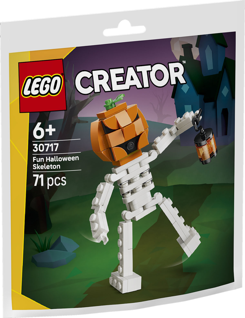 Lego Impuls-Tasche - nette Halloween-Skelett