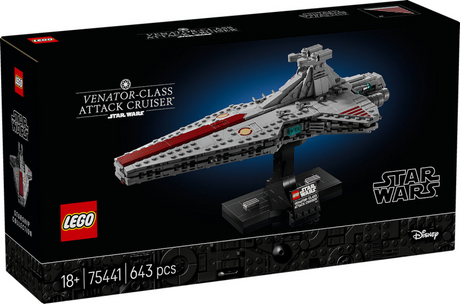 Lego Star Wars Angriffskreuzer der Venator-Klasse – Bausatz für Erwachsene und Dekoration – 75441
