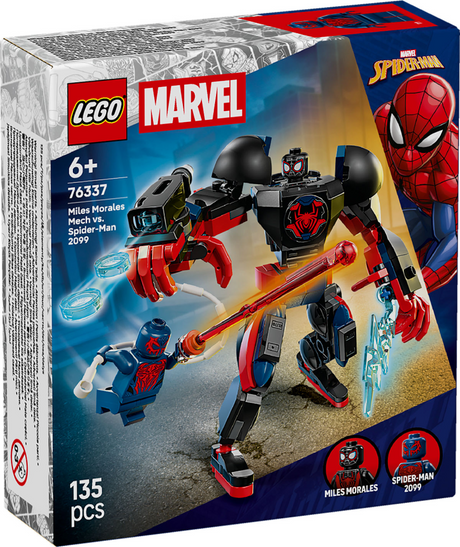 Lego Marvel Super Heroes – Miles Morales Mecha vs. Spider-Man 2099 Konstruktionsspielzeug (76337)