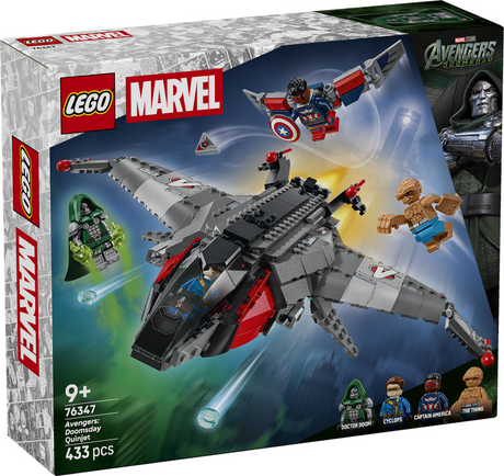 Lego 76347 super heroes marvel doomsday quinjet.