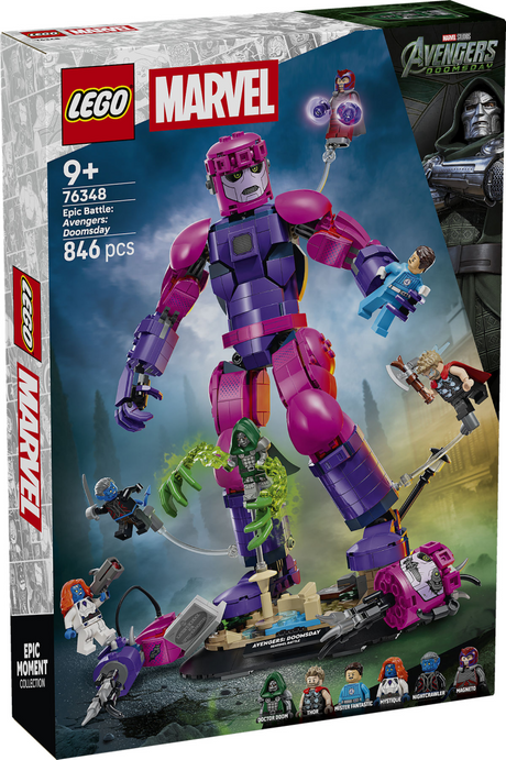 Lego ǀ marvel ultieme strijd: avengers: doomsday bouwpakket met speelgoed voor kinderen 76348