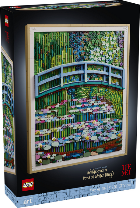 Lego® Art Claude Monet – Brücke über einen Teich mit Seerosen 31220