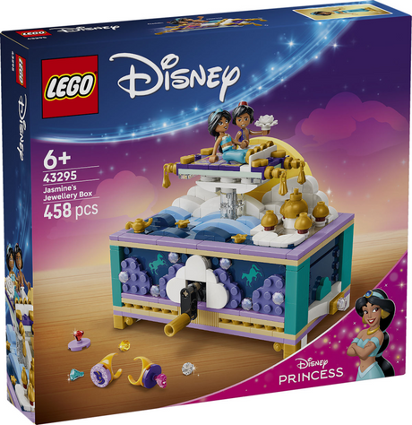 Lego ǀ Disney Princess Jasmines Schmuckschatulle, baubares Spielzeug für Kinder 43295