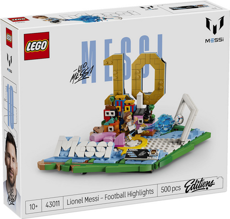 Lego Editions Lionel Messi – Fußball-Highlights, Bausatz und Kinderzimmerdekoration – 43011