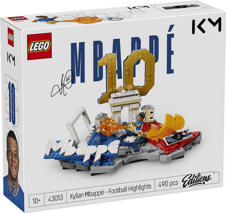 Lego Editions Kylian Mbappé – Fußball-Highlights Fußballspielzeug für Kinder – 43013