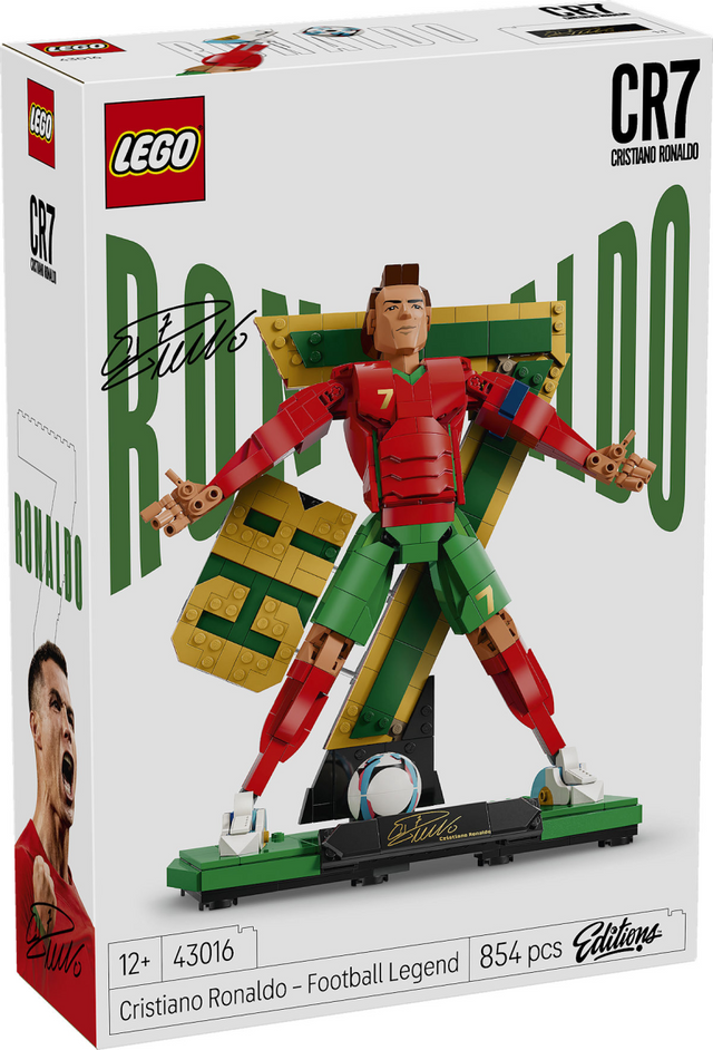 Lego Editions Cristiano Ronaldo – Fußballlegende CR 7 Bausatz für Kinder – 43016