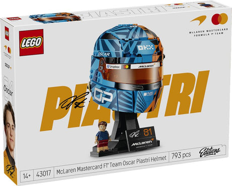 Lego Editions McLaren Mastercard F1 Team Oscar Piastri Helmbausatz für Kinder 43017