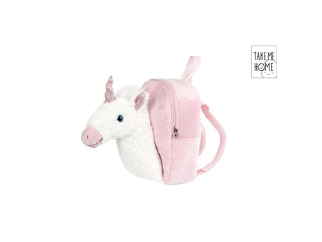 Take me home Einhorn-Rucksack mit 3D-Einhorn, 26 cm