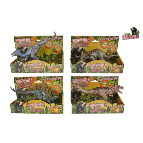 Dinoworld Dinosaurier mit beweglichen Teilen 17-19cm