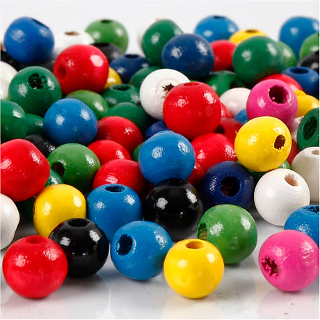 Kreativunternehmen https: www.cchobby.nl wood-beads-d-8-mm-hole-size-2-mm-ca. 80-piece-verschiedene-farben-15-gr-1-box
