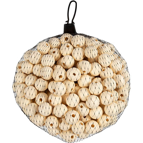 Holzperlen, Ø 2 cm, 200st.