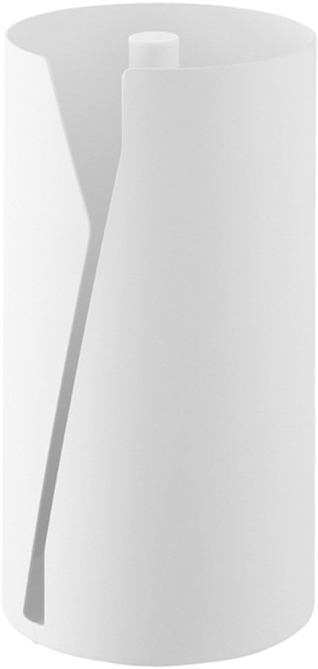 Yamazaki Turm-Küchenrollenhalter rund – weiß