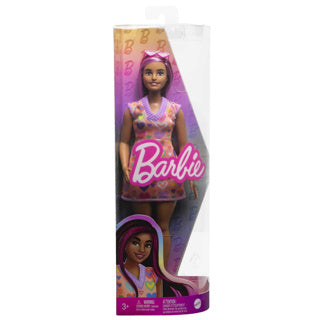 Barbie-Puppe, Fashionista, Herzkleid, dunkles Haar