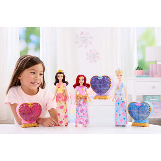Mattel Disney Princess Jewel Reveal – Ariel-Modepuppe mit 8 Überraschungen