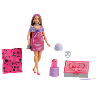 Barbie-Enthüllungsparty: Auspacken der glamourösen rosafarbenen Curvy-Puppe