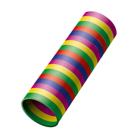 Globos Serpentinen 5 gemischte Farben, Rolle à 4 m