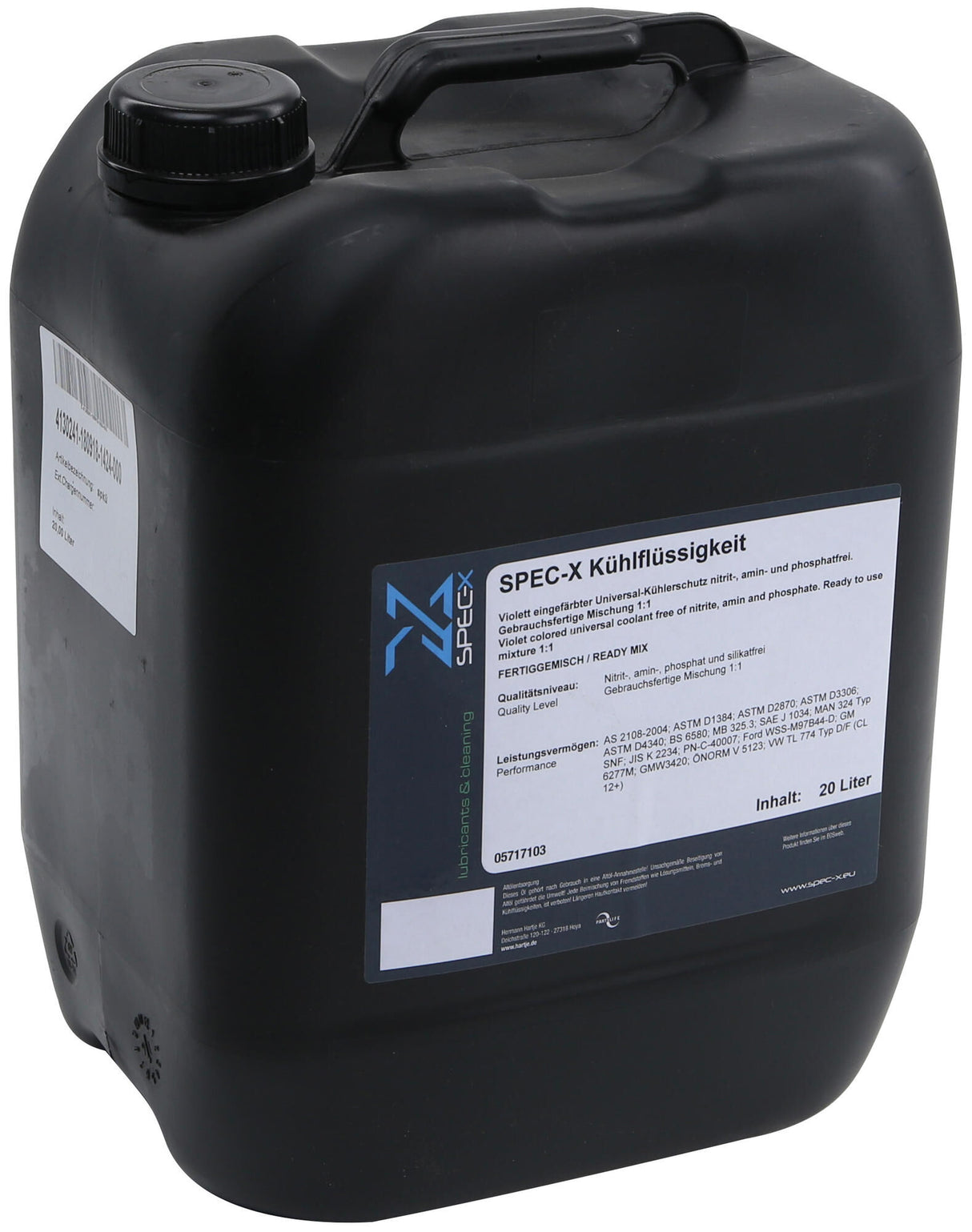 Spec-x Kühlerschutzprodukt p12 evo grün . Frostschutz 20 l S.12