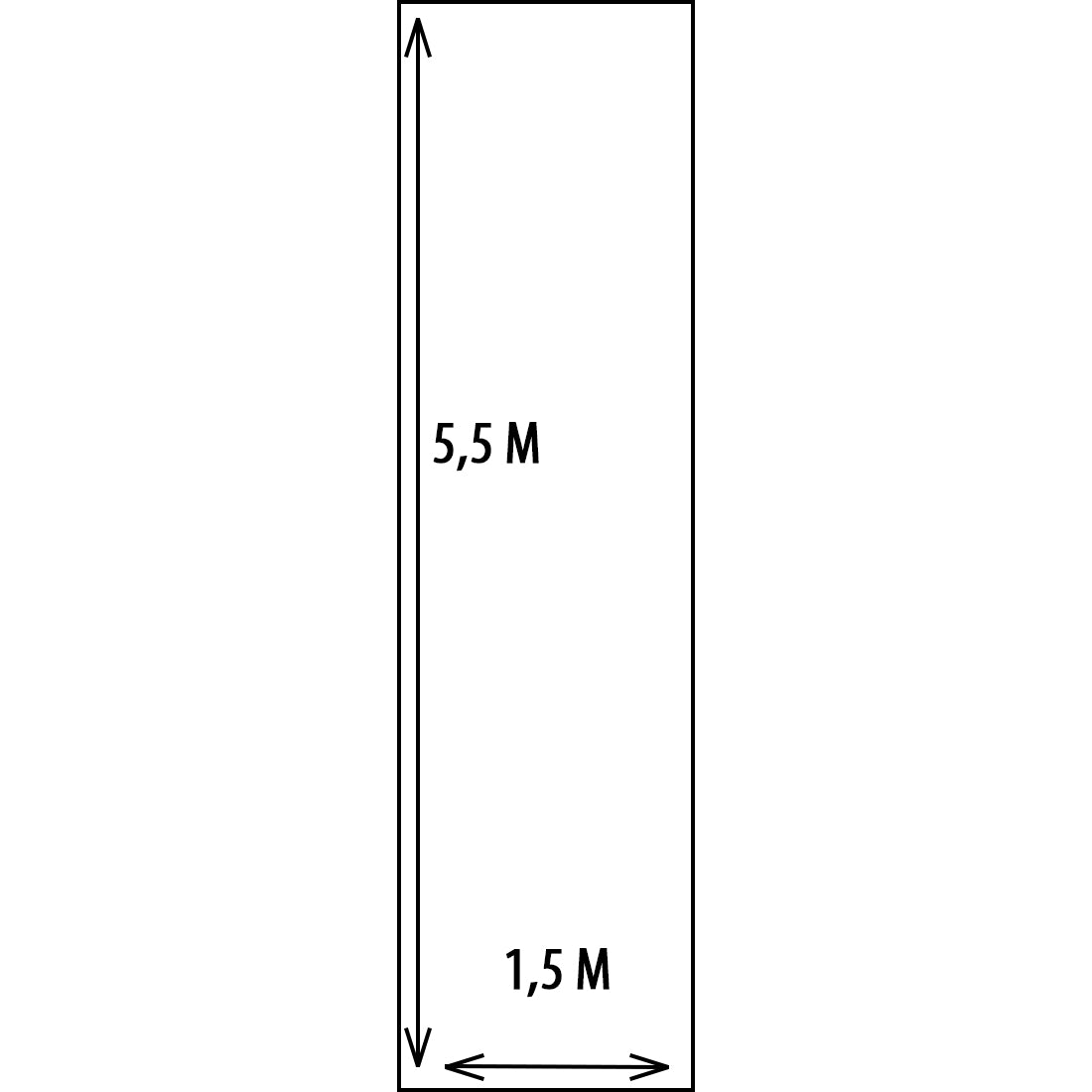 Studioking Hintergrund Super Flexiglass 1,45 x 5 m