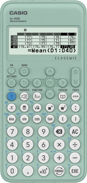 Casio FX-92B Secondary – Wissenschaftlicher Taschenrechner (Belgien)