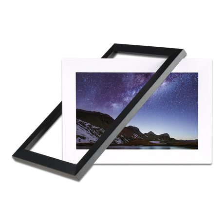 Benel Frameo digitaler Fotorahmen HF-101WB Brown 10,1 Zoll