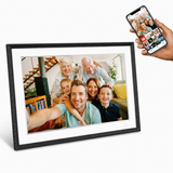 Benel Frameo digitaler Fotorahmen HF-109t schwarz 10,1 Zoll mit Frameglow