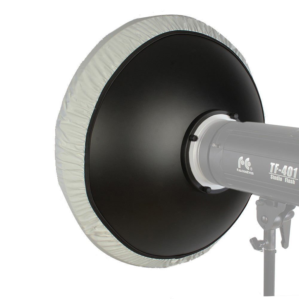 StudioKing Beauty Dish Weiß SK-BD550W 55 cm mit Wabe