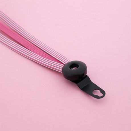 Qibbel Widek Tragegurt Explorer 16 schwarze Halterungen rosa weiß