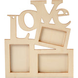 Creativ Company Bilderrahmen Love Wood