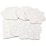 Creativ Firmenpuzzle, Größe 17-21 cm, weiß, 10 Teile, 1 Box