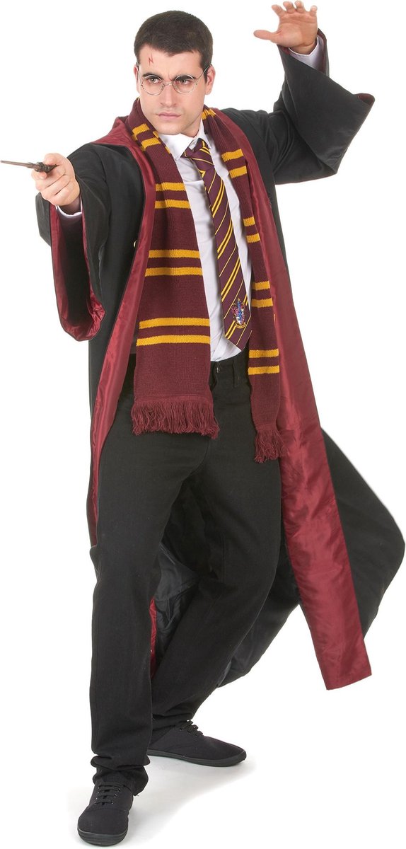 Cinereplicas harry potter - gryffindor wizard robe gryffoendor tovenaar kostuum (m)