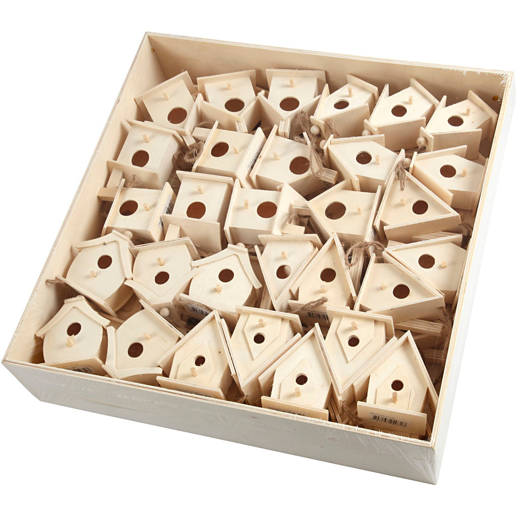 Creativ Company Vogelhaus, H: 7 cm, 6x10 Stück 1 Karton