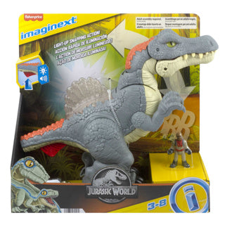 Jurassic World Imaginext Ultra Snap Spinosaurus mit Licht und Ton