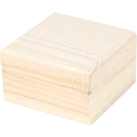 Creativ Company Schmuckkästchen, Maße 6x6x3,5 cm, 1 Stück