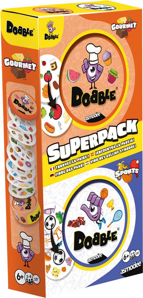 Zygomatic board game studio dobble - double pack - gourmet + sports - kaartspel nl