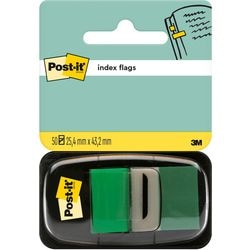 Post-it(r) Index Standard, grün, 25,4 x 43,2 mm, 50 Tabs Spender