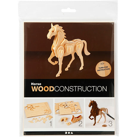 Kreativunternehmen https: www.cchobby.nl 3d-puzzle-horse-18x4-5x16-cm-1-piece
