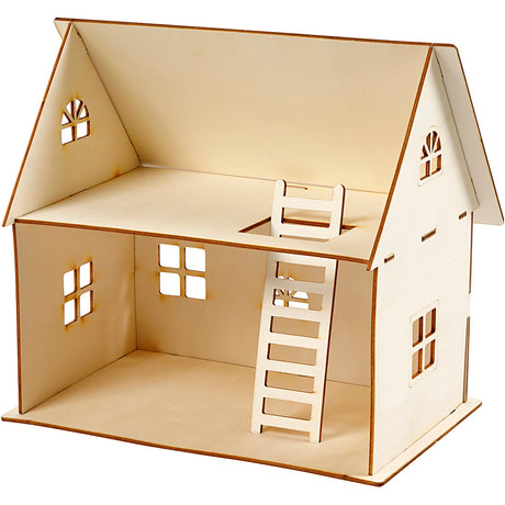 Kreativfirma DIY Holz Poppenhuis