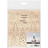 Kreativunternehmen https: www.cchobby.nl diy-wooden-figures-christmas-trees-l-20-cm-w-17-cm-thickness-3-mm-1-box